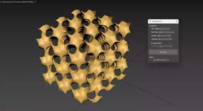Gyroid Minimal Surface for 3dsMax plugins 3D model 3D model 3D model