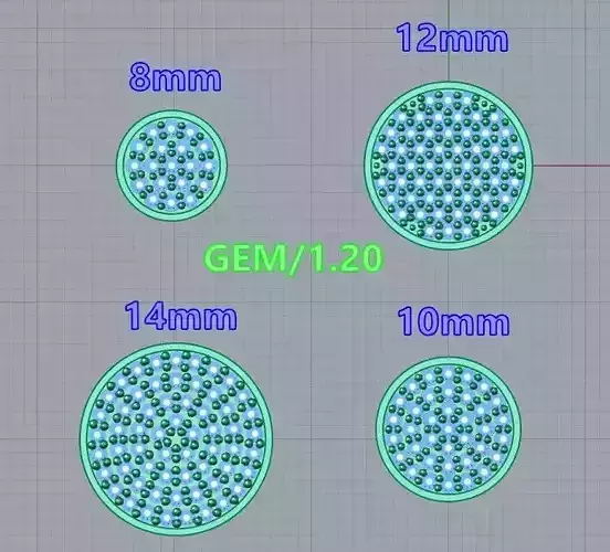 Circle set 3D print model