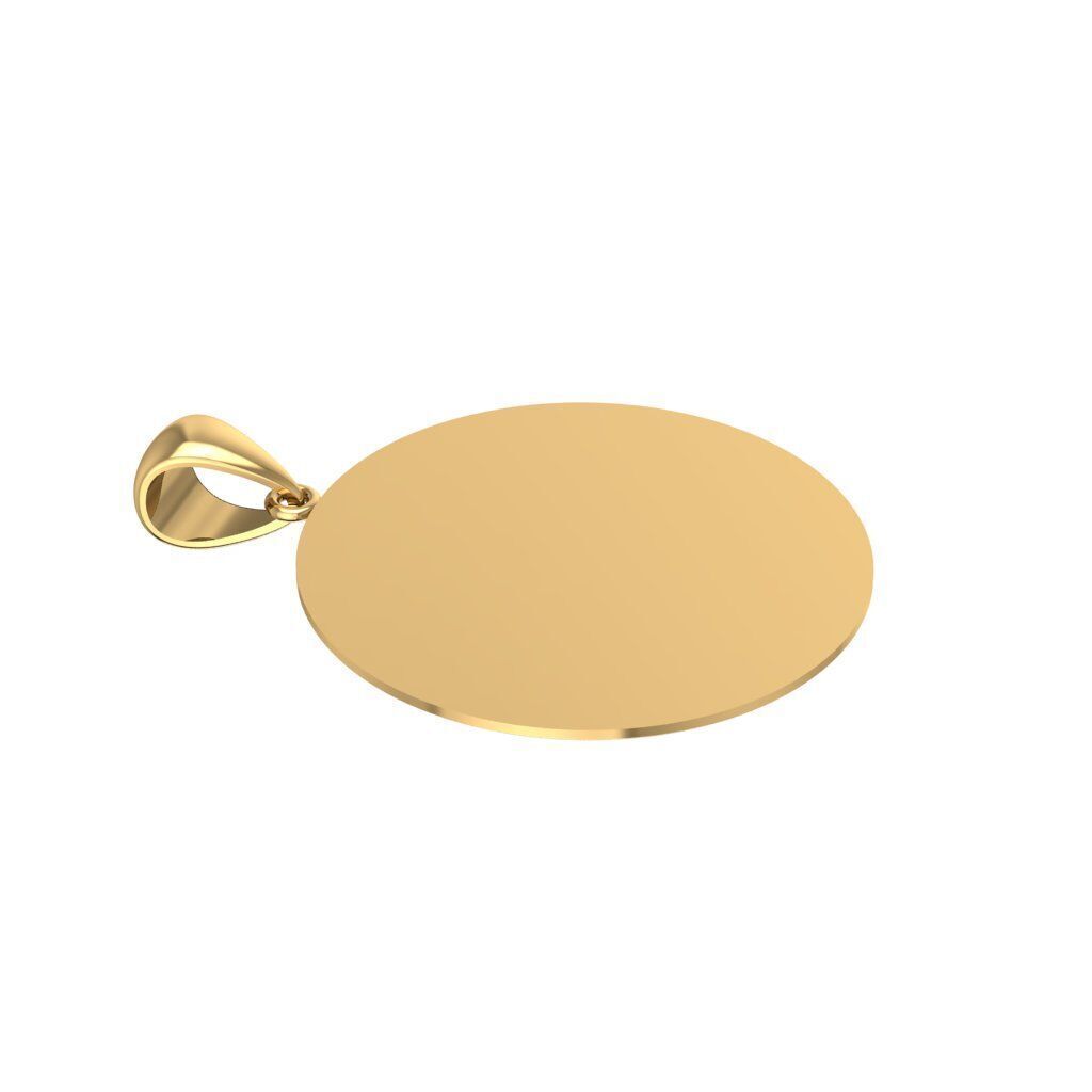 Egyptian Eye of Horus Pendant just STL 3D model_2