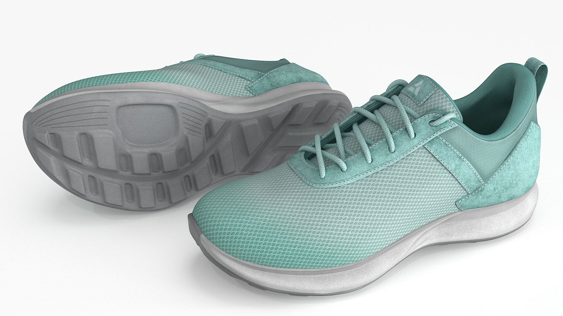 Female Denim Collection Cloth Low-poly 3D model_20