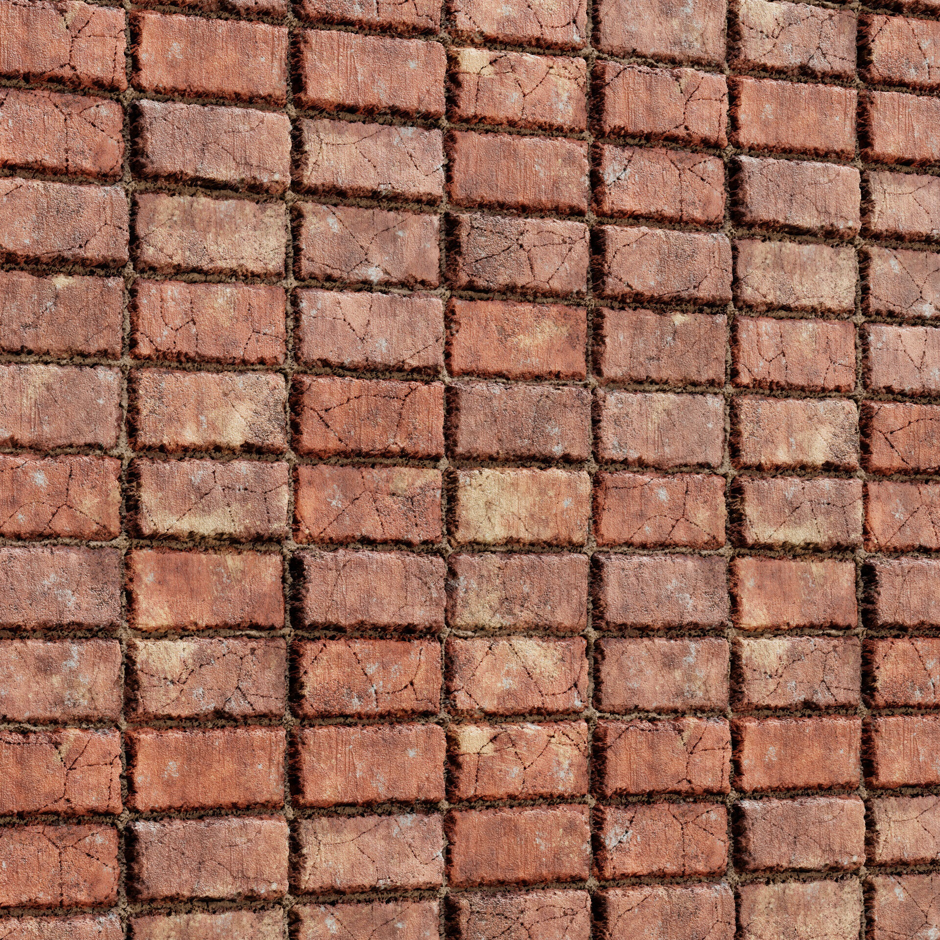8K PBR Brick Wall Texture With Seamless High Quality Vol 1 Texture_1
