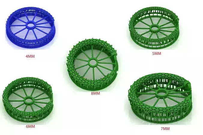 5 SET Premium 3D Printable Chain Perfect for Men and Women 