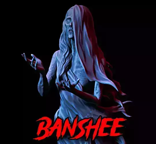 Banshee  crying lady La Llorona  ghost lady  ghost lover  3D print model