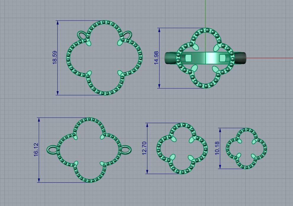 Vancleef Set 3D print model_1