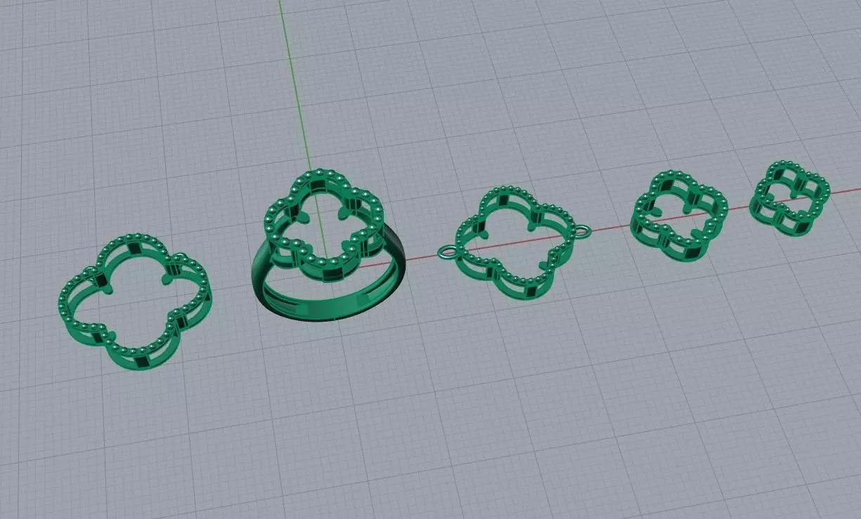 Vancleef Set 3D print model_0