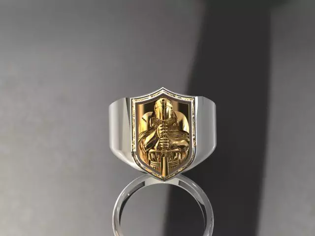 Chevalier ring 3D print model