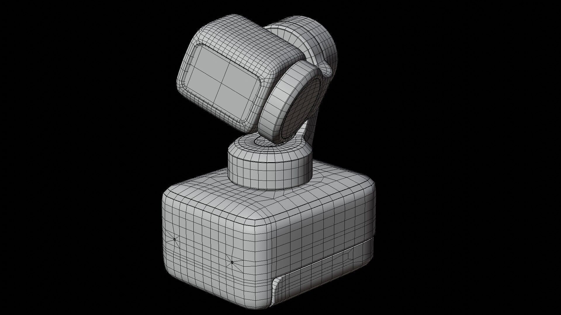 Insta360 Link Webcam Low-poly 3D model_22