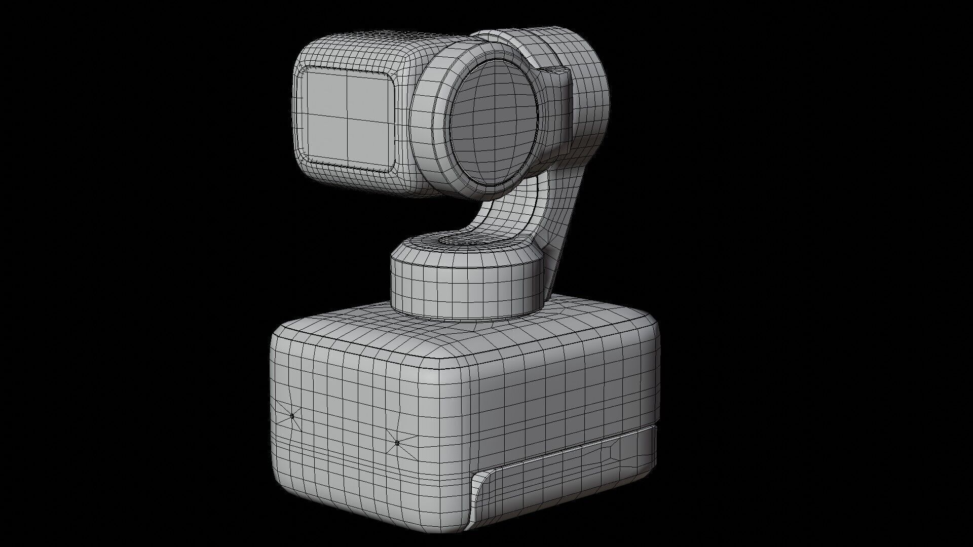 Insta360 Link Webcam Low-poly 3D model_19