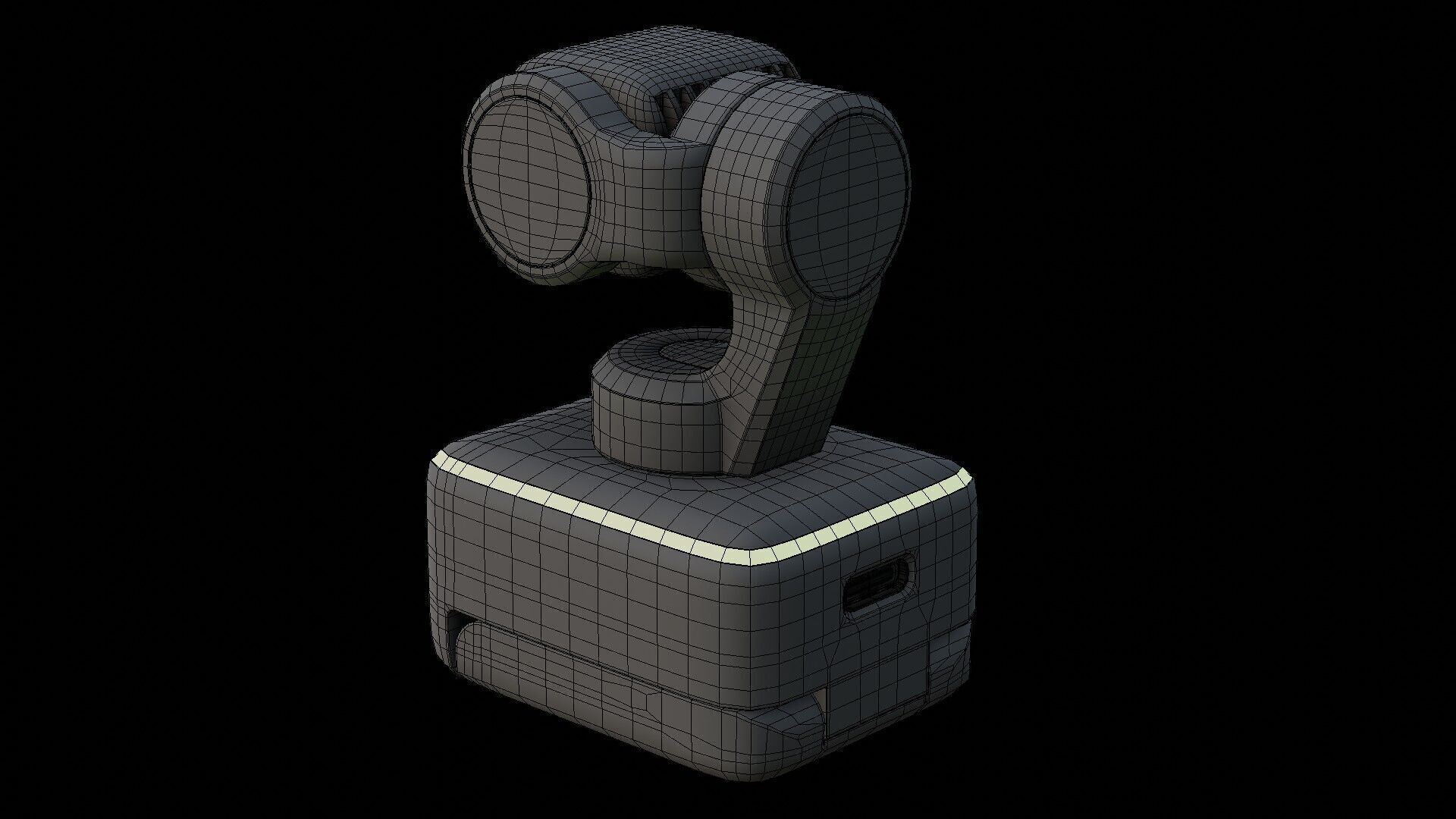 Insta360 Link Webcam Low-poly 3D model_31