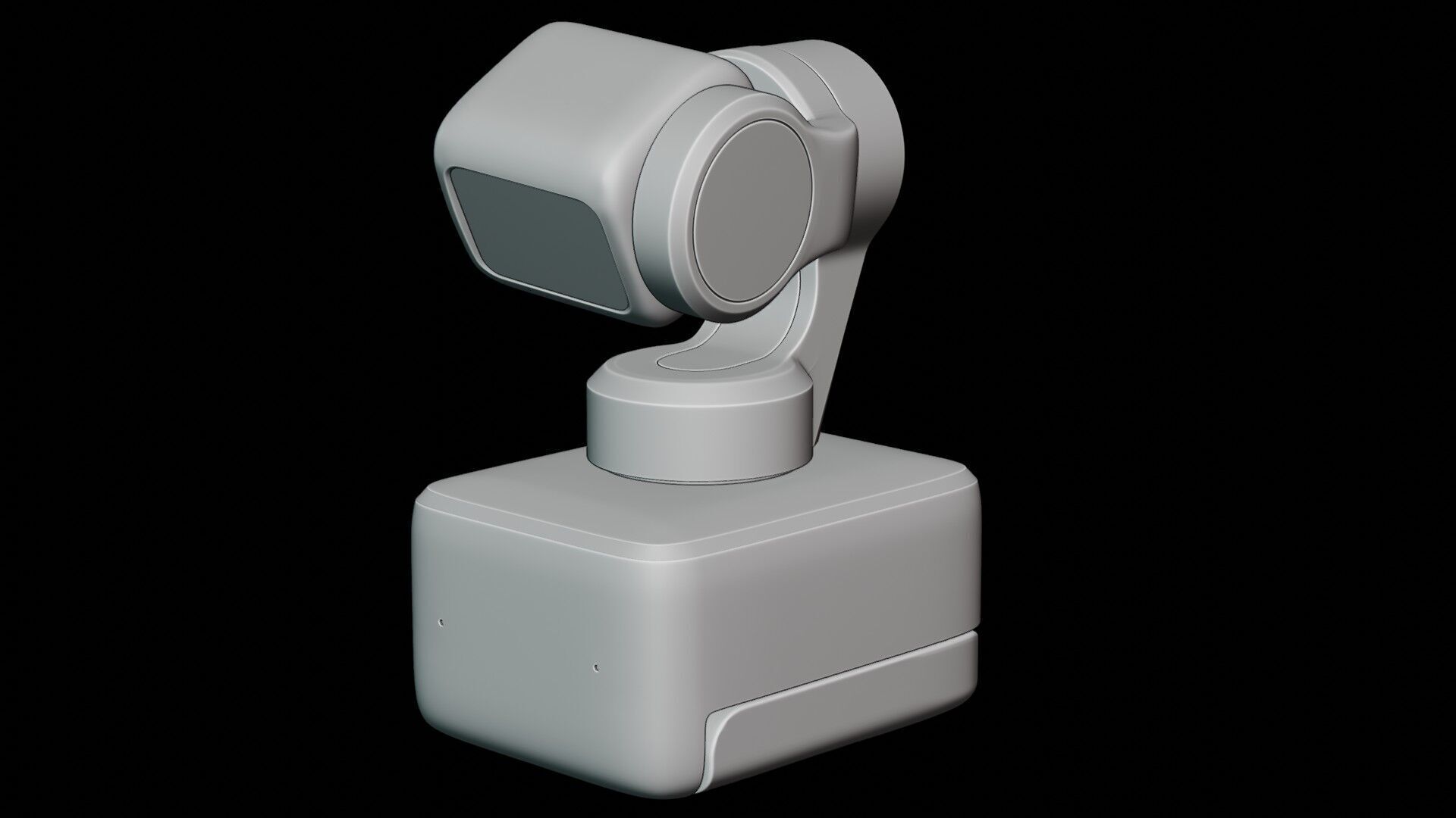 Insta360 Link Webcam Low-poly 3D model_12