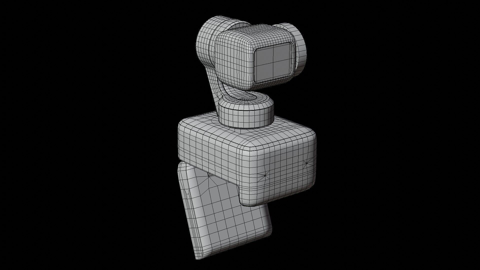 Insta360 Link Webcam Low-poly 3D model_25