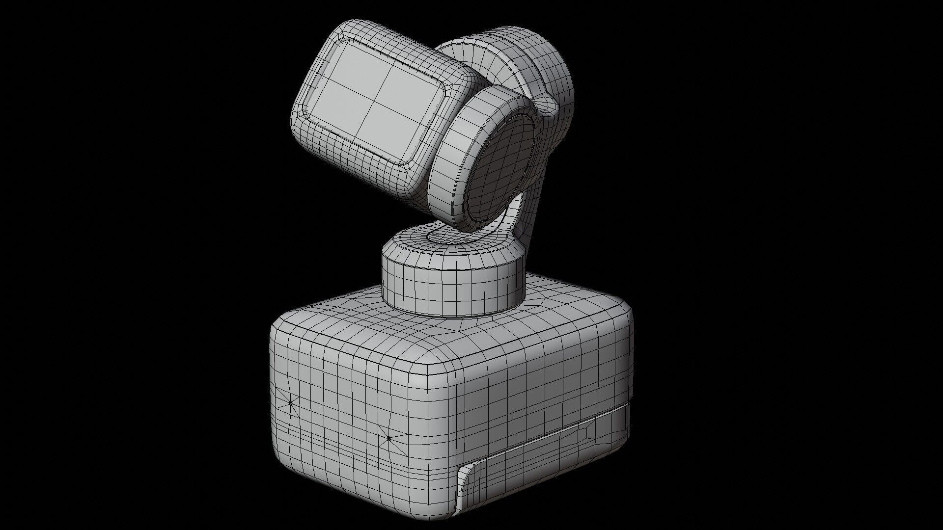 Insta360 Link Webcam Low-poly 3D model_21