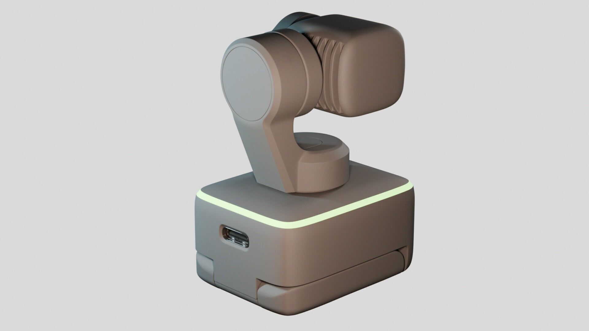 Insta360 Link Webcam Low-poly 3D model_7