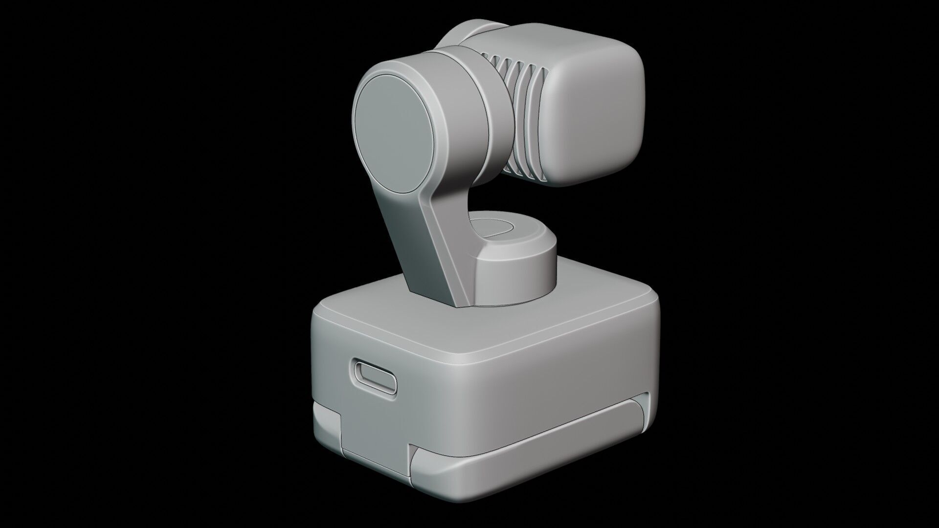 Insta360 Link Webcam Low-poly 3D model_16