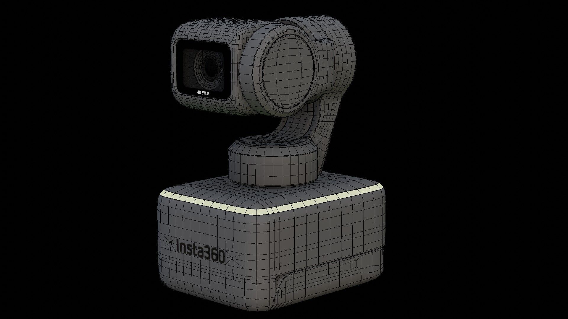 Insta360 Link Webcam Low-poly 3D model_27