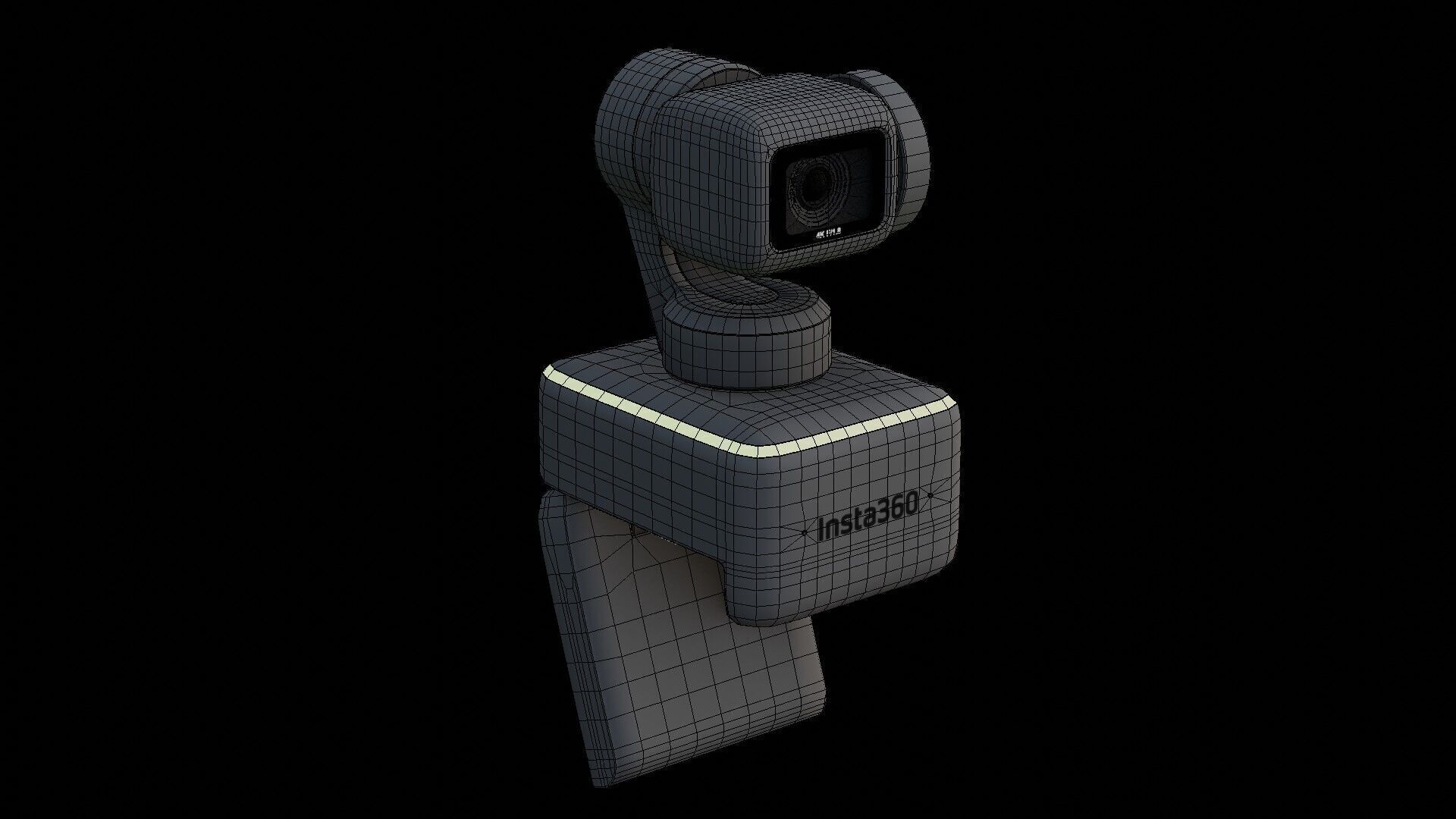Insta360 Link Webcam Low-poly 3D model_33