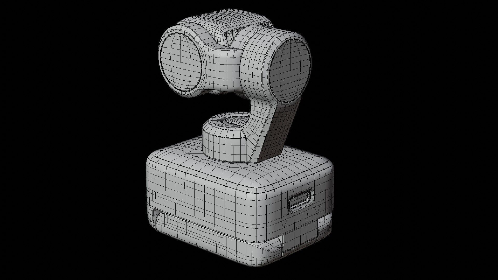 Insta360 Link Webcam Low-poly 3D model_23