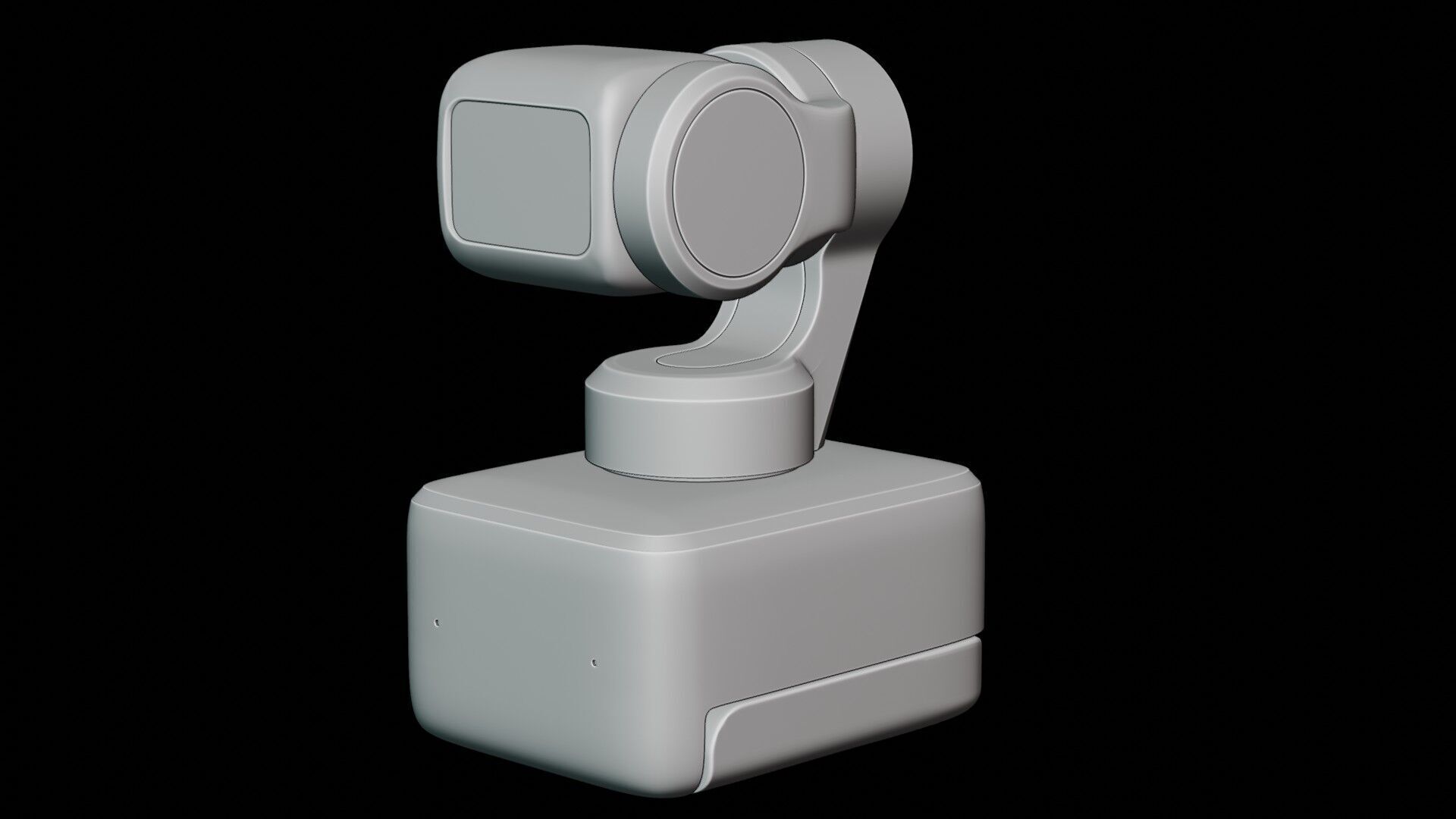 Insta360 Link Webcam Low-poly 3D model_11