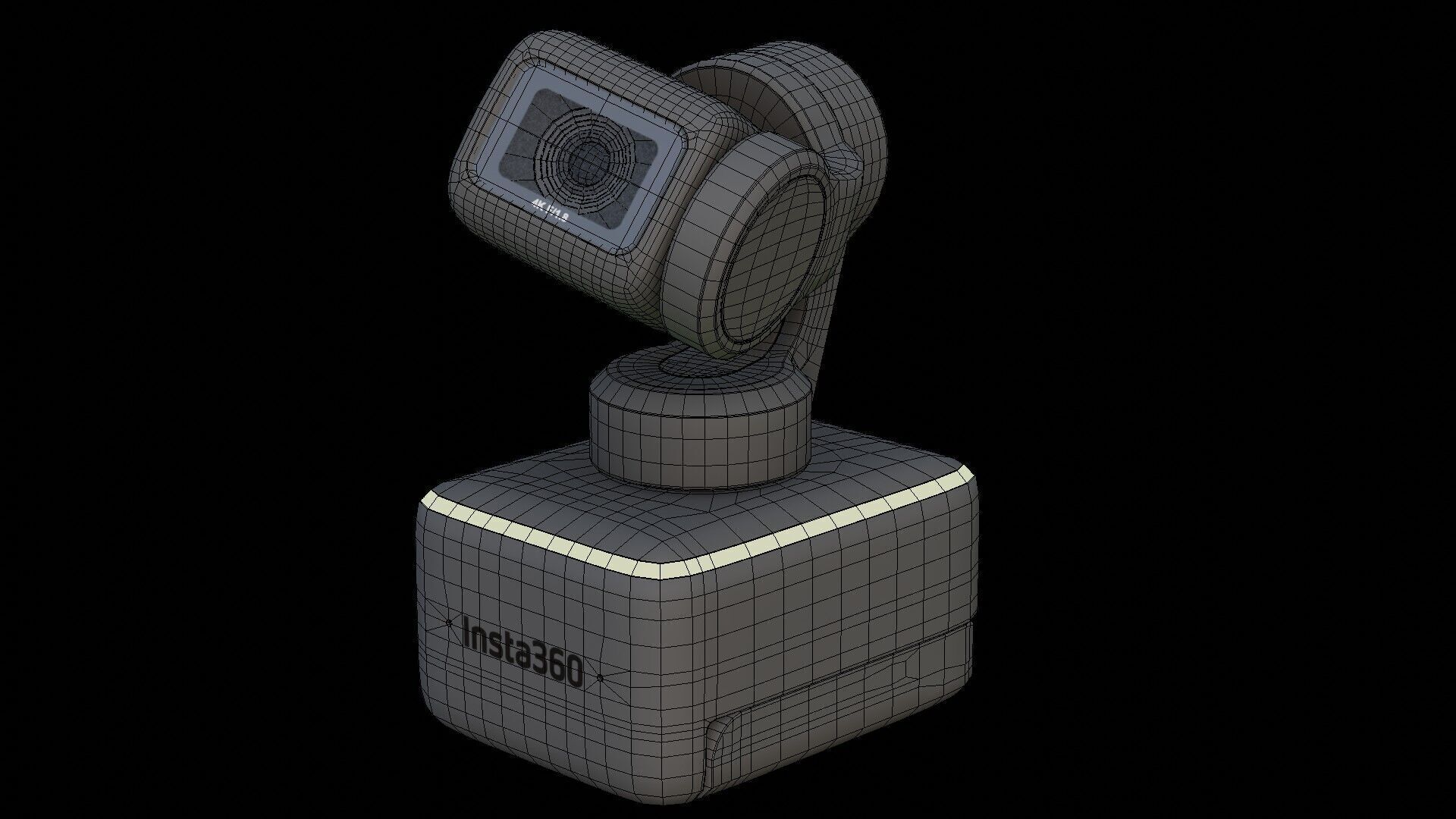 Insta360 Link Webcam Low-poly 3D model_29