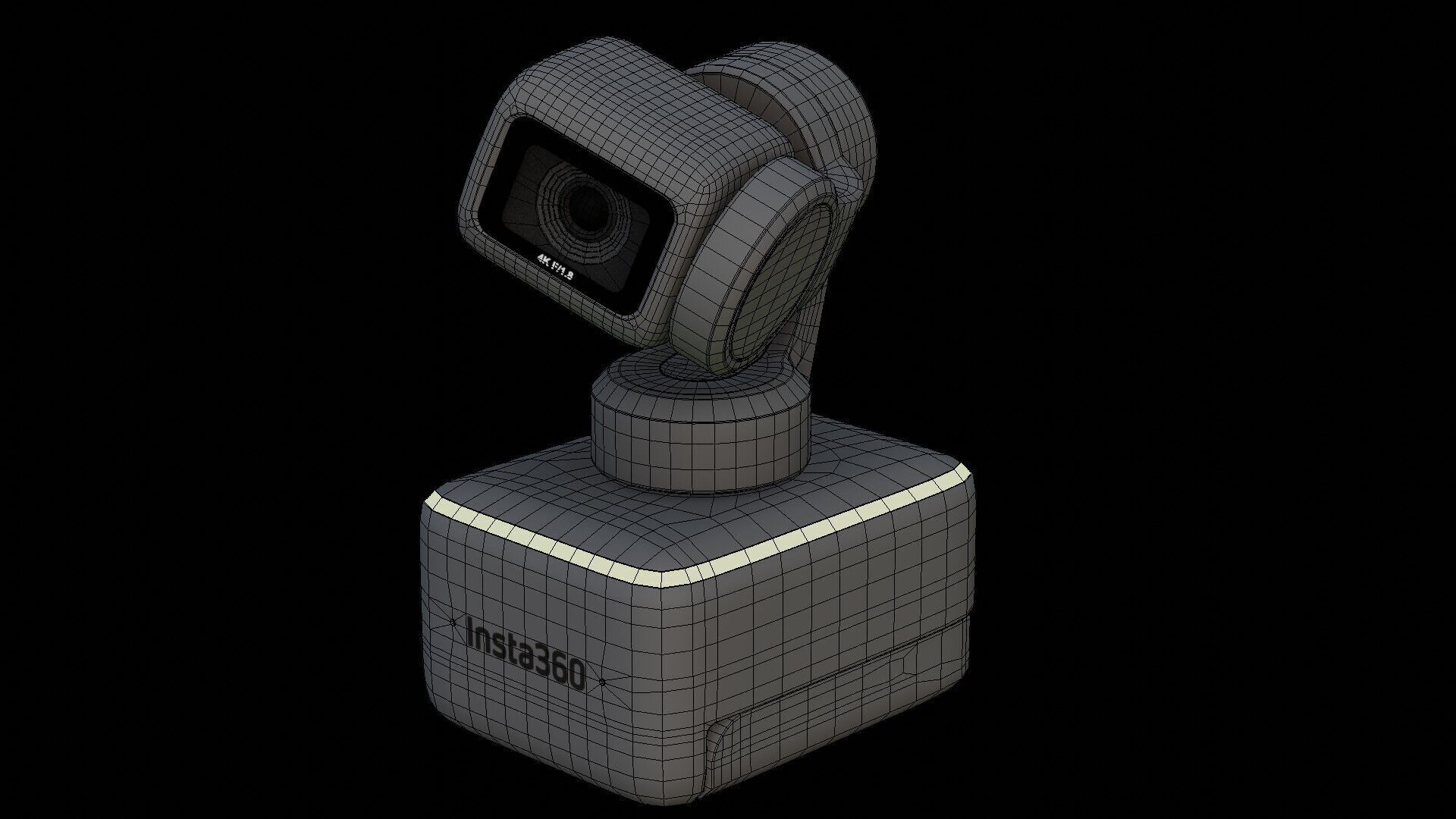 Insta360 Link Webcam Low-poly 3D model_30