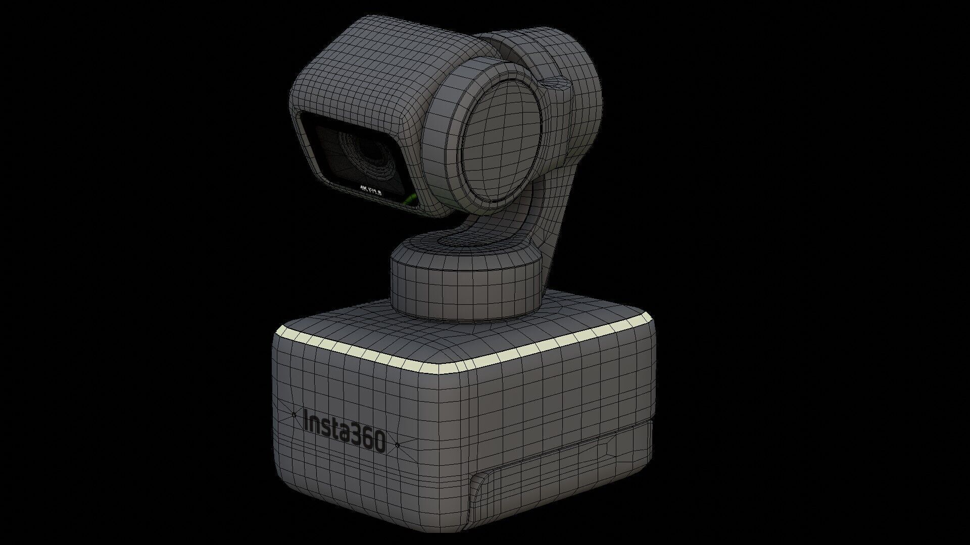 Insta360 Link Webcam Low-poly 3D model_28