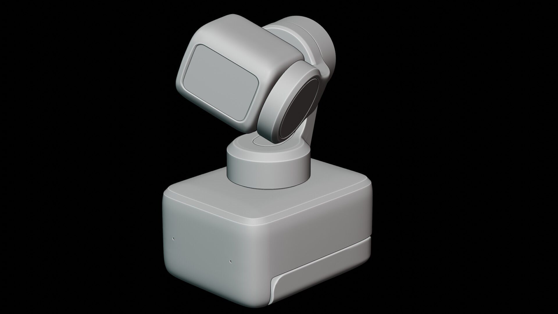 Insta360 Link Webcam Low-poly 3D model_14