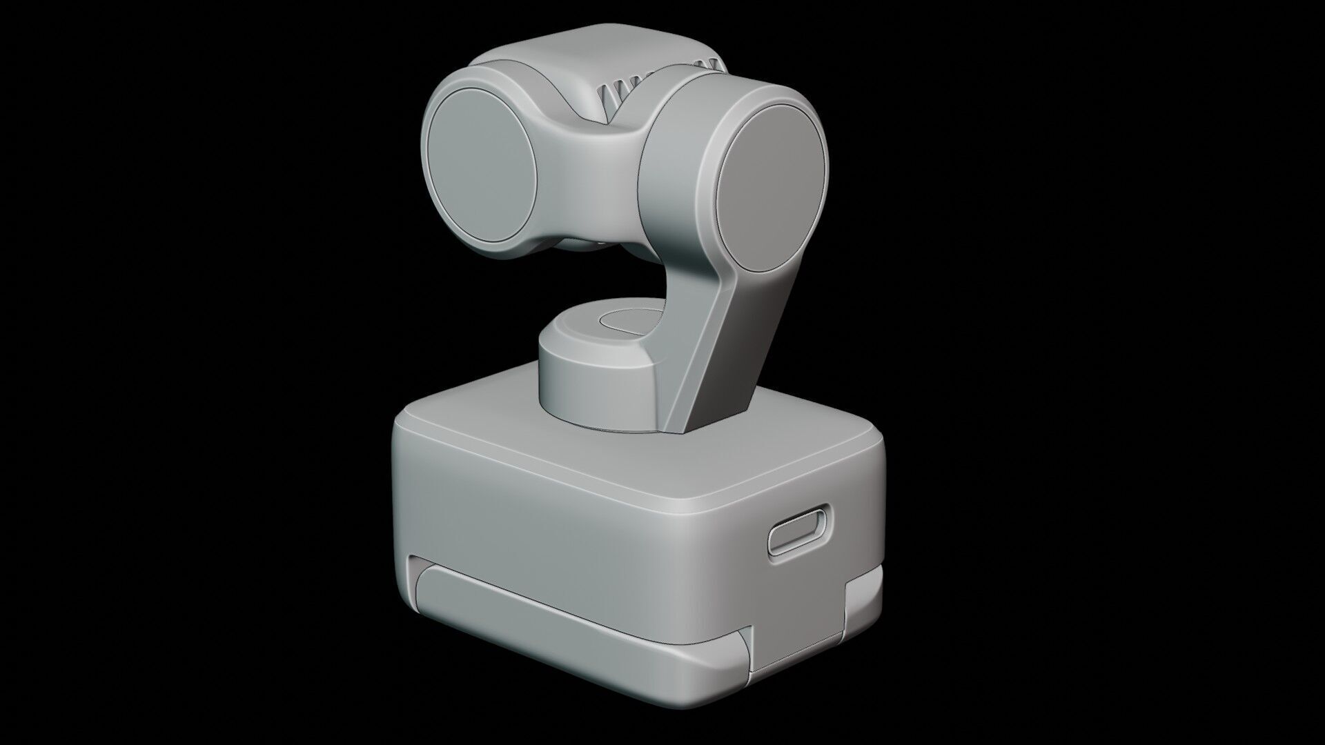 Insta360 Link Webcam Low-poly 3D model_15