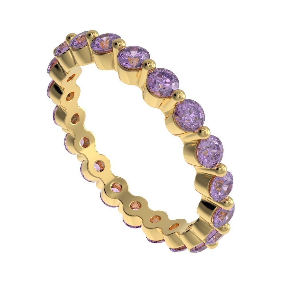 Full Eternity ring style 1 3D print model_18