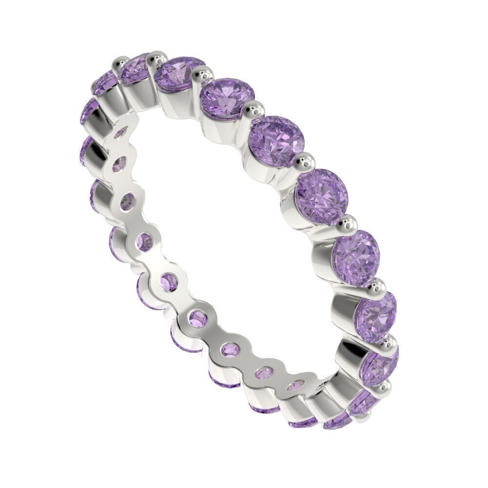 Full Eternity ring style 1 3D print model_12