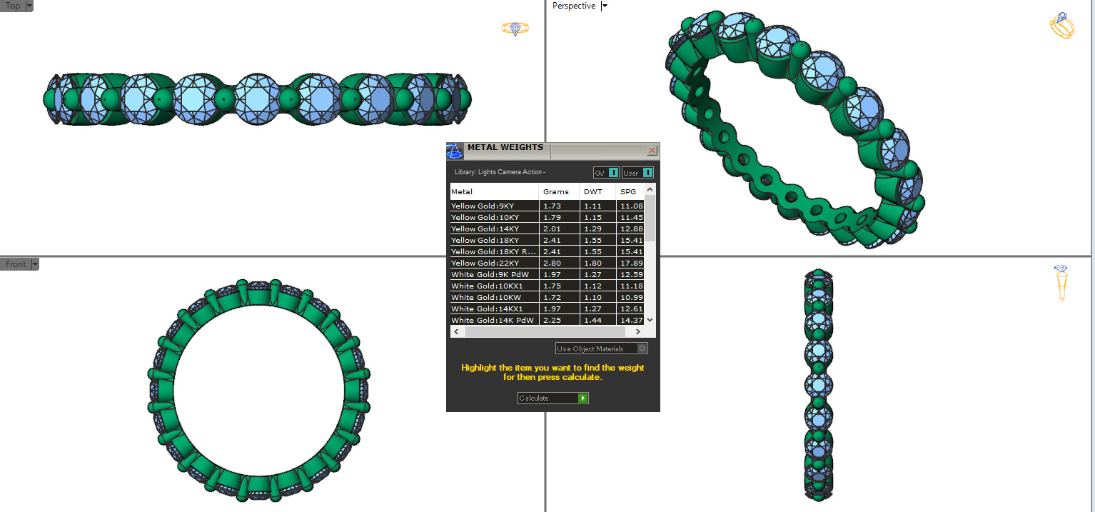 Full Eternity ring style 1 3D print model_11