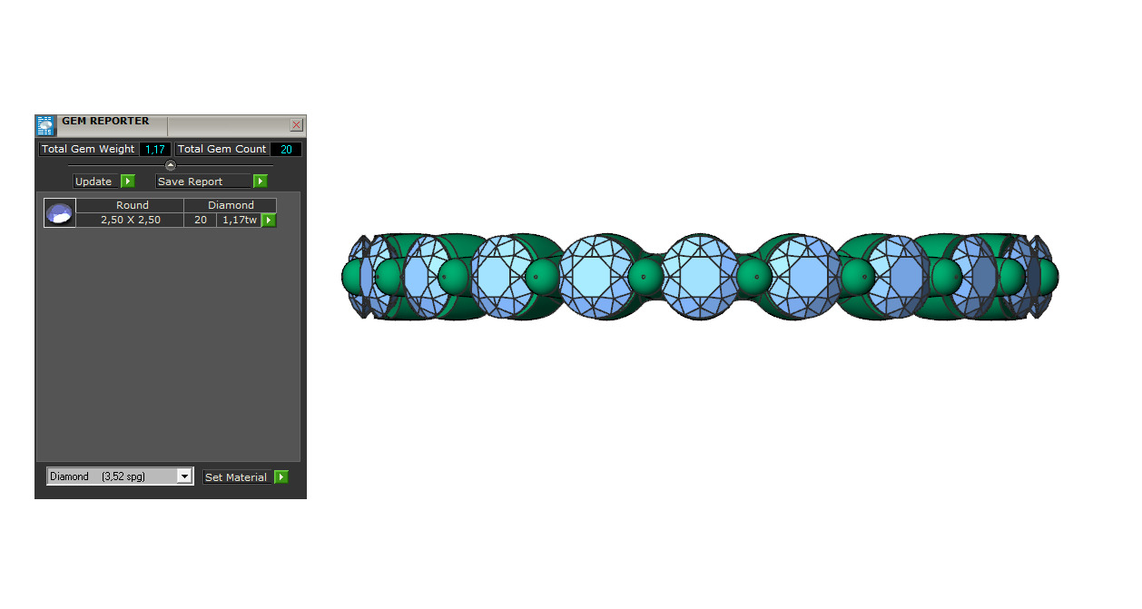 Full Eternity ring style 1 3D print model_7