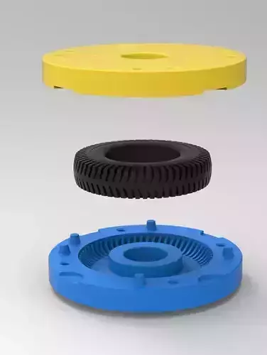 Mold for diecast tire 9 Scale 1 to 10 and 1 to 14 and 1 to 25