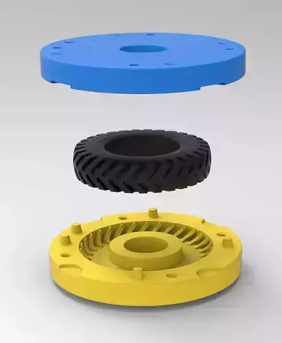 Mold for diecast tire 10 Scale 1 to 10 and 1 to 14 and 1 to 25