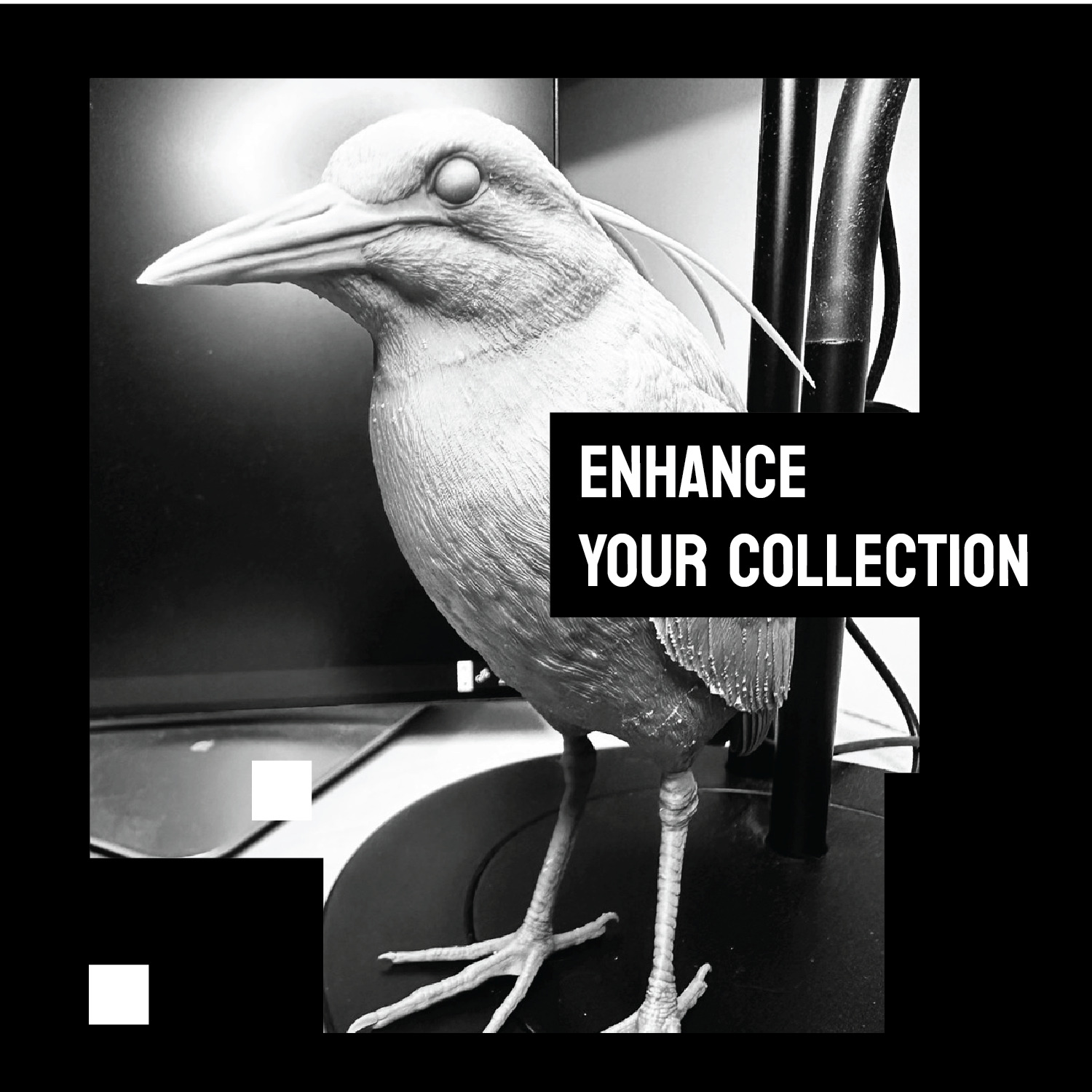 Night Heron Stand version 3D print model_4