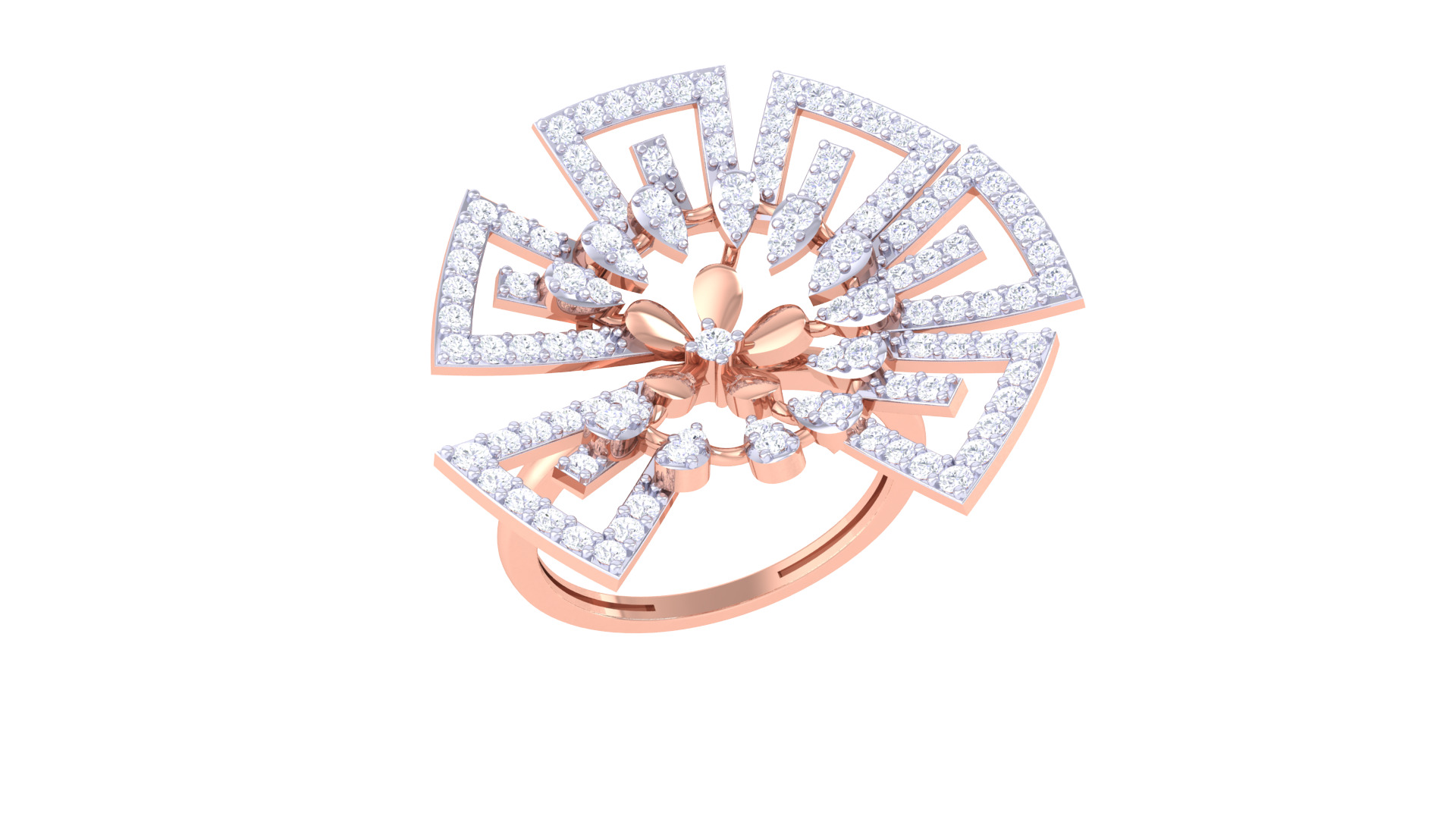 Women Ring MTL 3dm STL OBJ FBX Details 3D print model_1