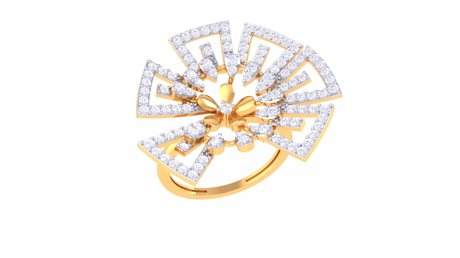 Women Ring MTL 3dm STL OBJ FBX Details 3D print model_0