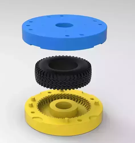 Mold for diecast tire 14 Scale 1 to 10 and 1 to 14 and 1 to 25