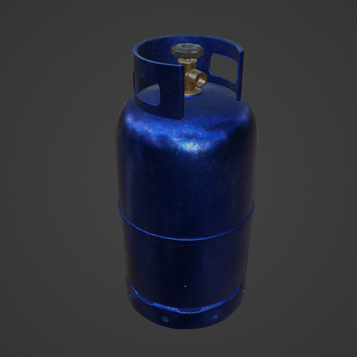 Gas Cylinder 03 3D model_6