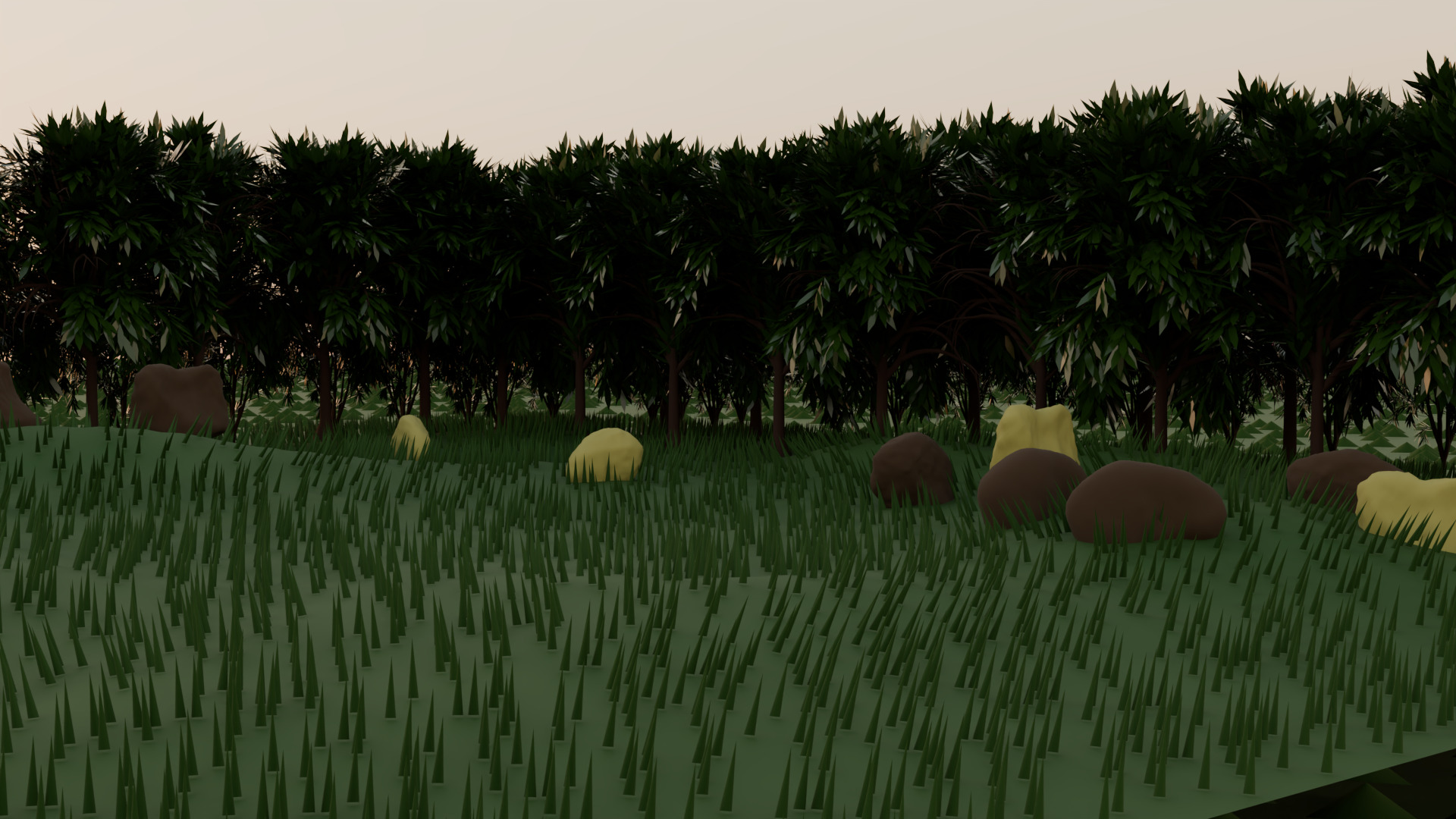 small forest Free low-poly 3D model_4