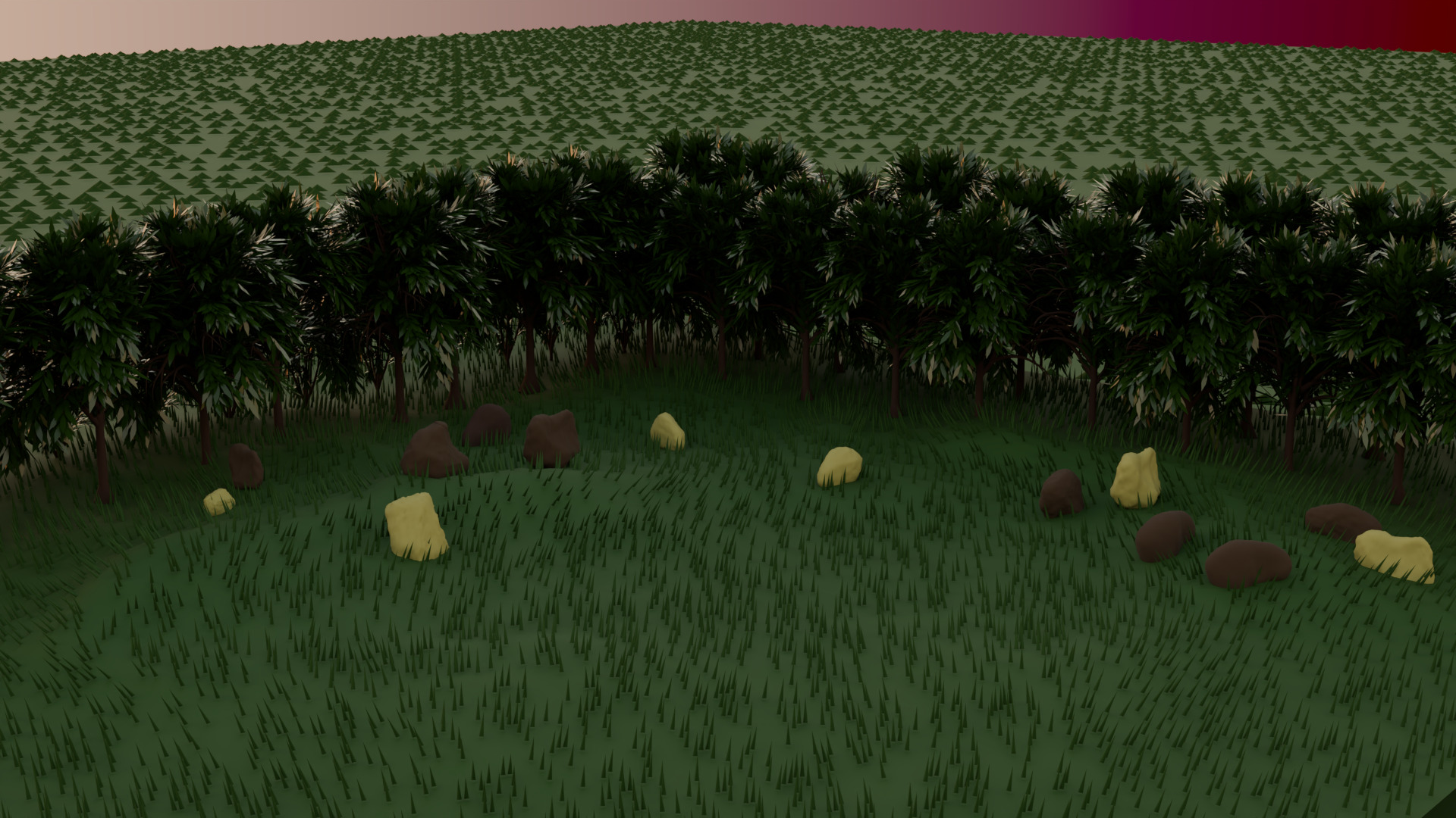 small forest Free low-poly 3D model_2