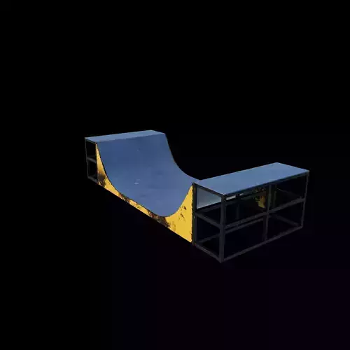  Huge Skate Pipe 3D model