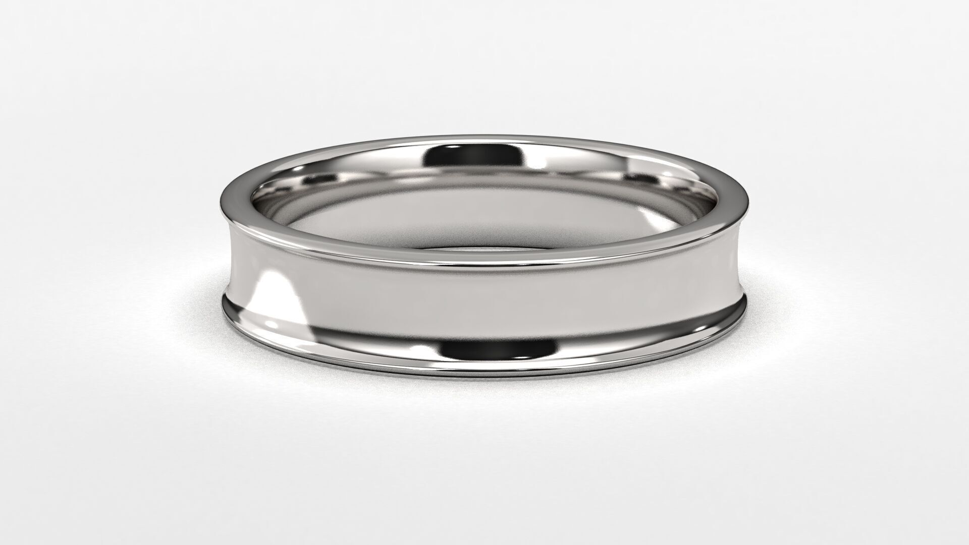 Band Ring for Men print model 3D R0136 W 5mm EU48- 70 3D print model_10