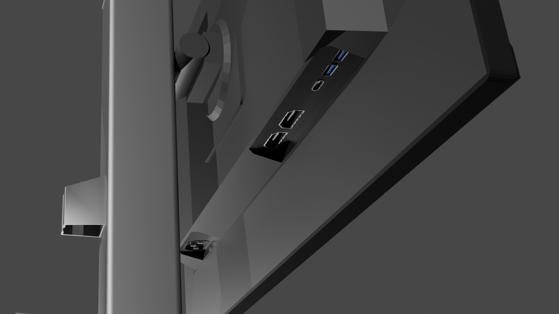 ASUS ProArt computer screen 3D model_7