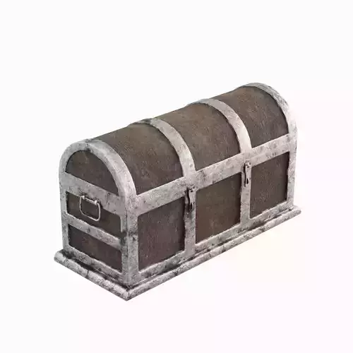 Wooden Treasure Chest 02