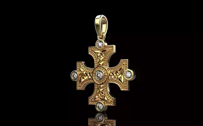 Celtic knot ornament cross model 778 