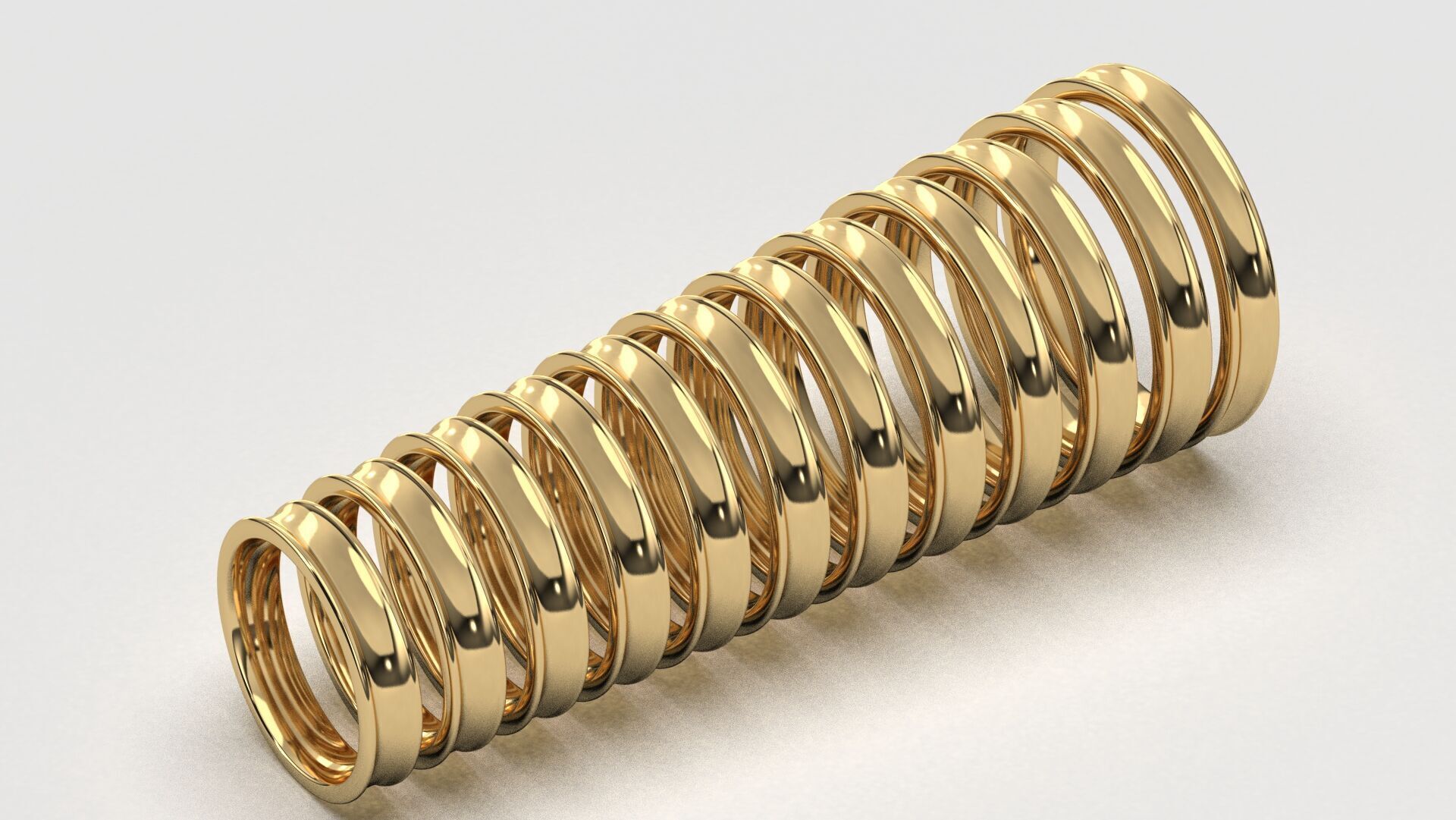 Band Ring for Men print model 3D R0136-W 4mm EU48- 70 3D print model_3