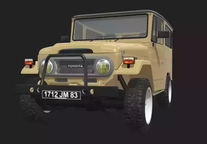 4x4 toyota Bj 3D model