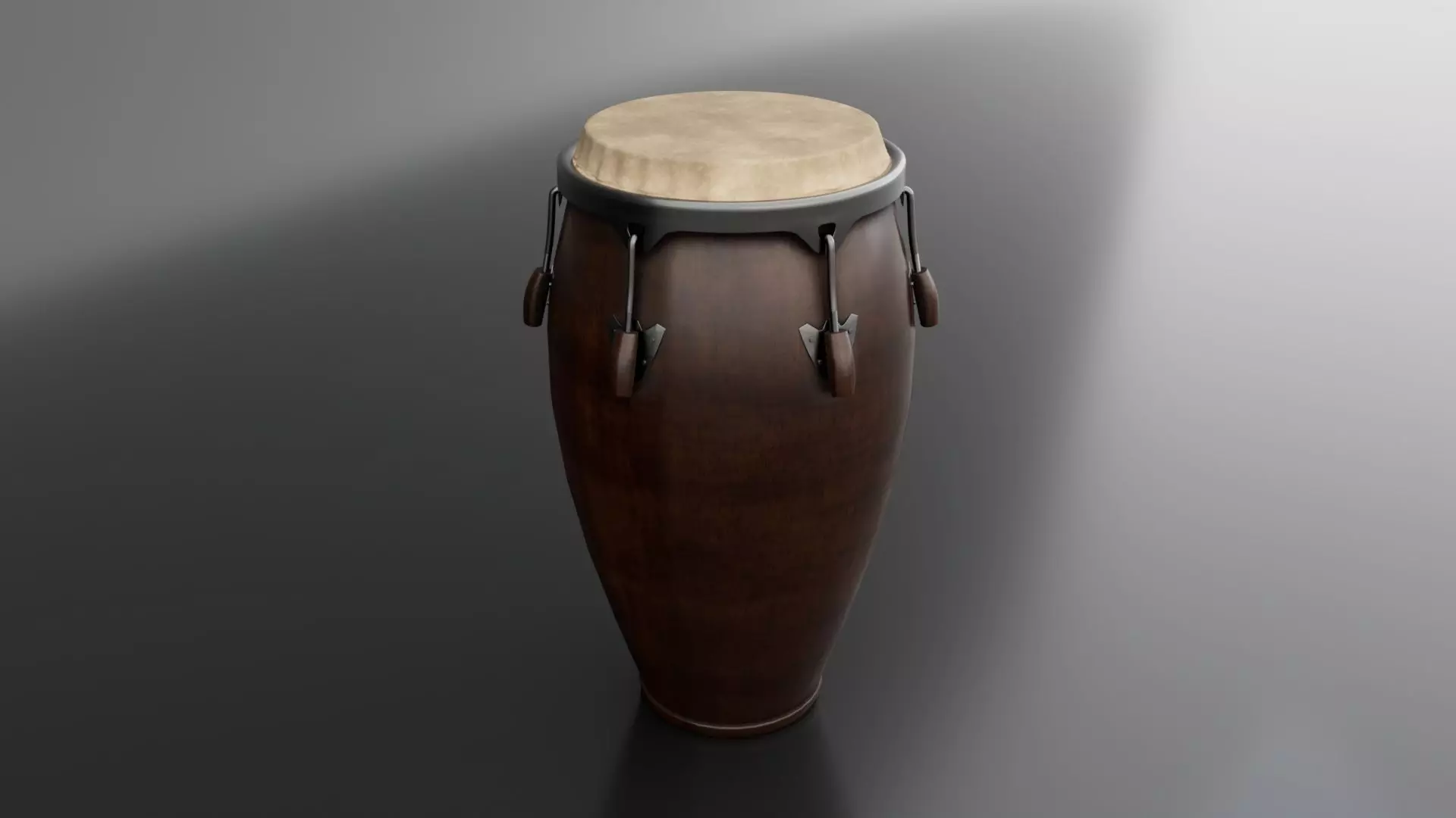 Conga Drum 3D model_0