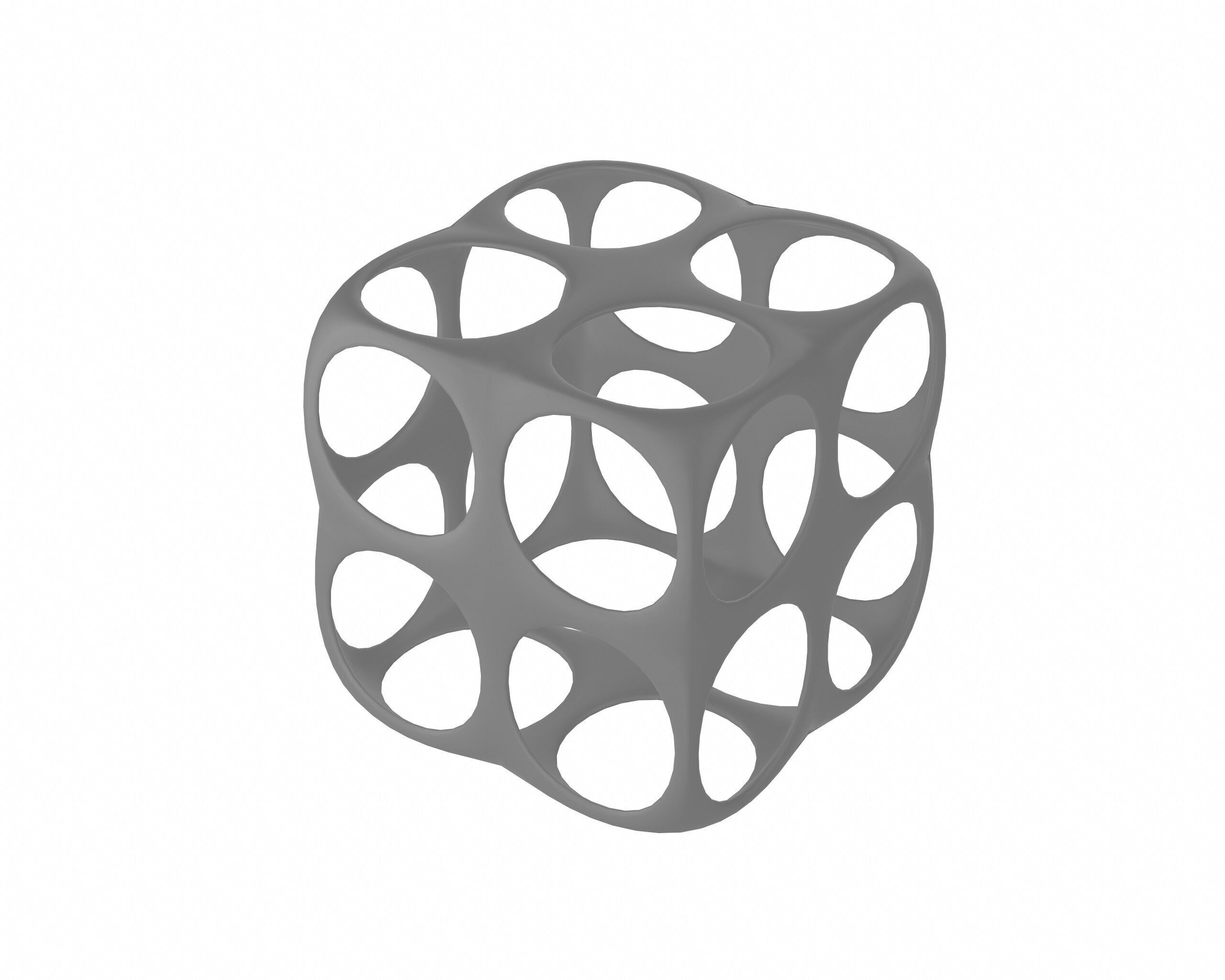 Decor Cube 3D model_5