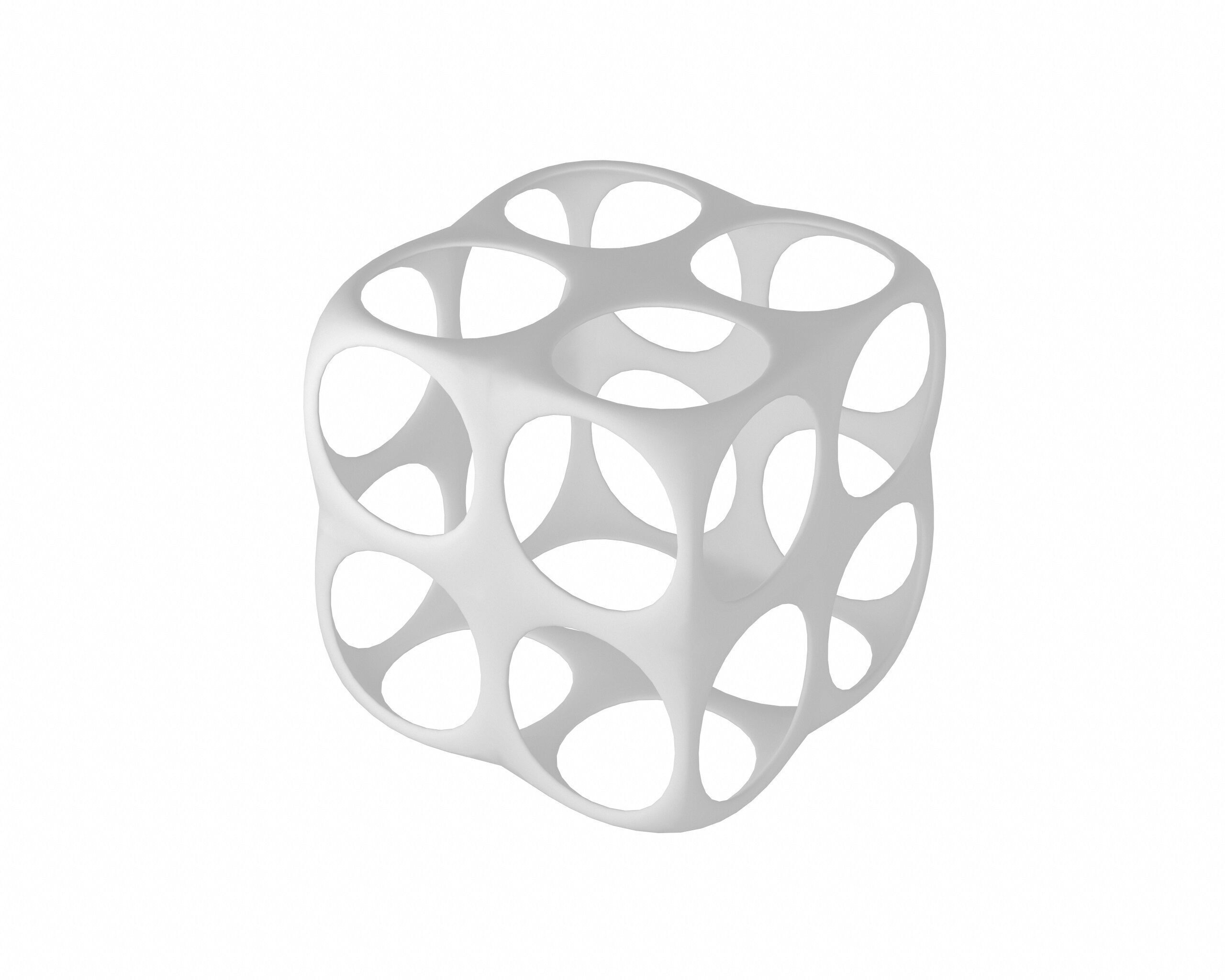 Decor Cube 3D model_3